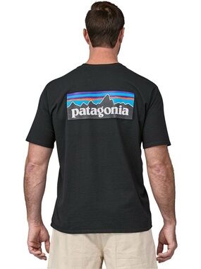 Patagonia P6 Logo Short-Sleeve Responsibili- tee Crew Neck T-Shirt Medium